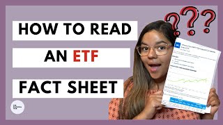 How to READ a FACT SHEET  Investing 101 [upl. by Ettenawtna]