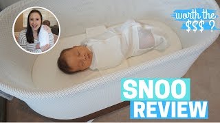 SNOO BASSINET REVIEW Is the Snoo worth the money [upl. by Ahsiema]