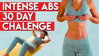 INTENSE ABS in 30 Days CHALLENGE 🔥  Day 1 [upl. by Gardener810]