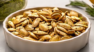 Roasted Pumpkin Seeds Recipe [upl. by Tsenrae206]