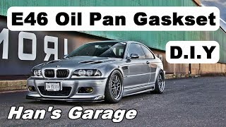 BMW E46 3 Series 19992005 Oil Pan Gasket Replacement DIY [upl. by Aydidey363]