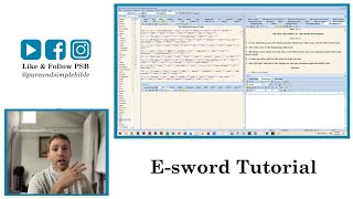 Esword Tutorial [upl. by Lletnohs471]