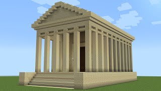 Minecraft  How to build a temple [upl. by Hermia]