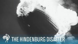 Hindenburg Disaster Real Zeppelin Explosion Footage 1937  British Pathé [upl. by Yarehs]