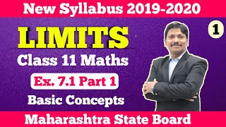 Limits Basic Concepts Part 1  Class 11 Maths  Maharashtra Board  Dinesh Sir [upl. by Einreb]