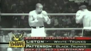 Sonny Liston vs Floyd Patterson II long [upl. by Det562]