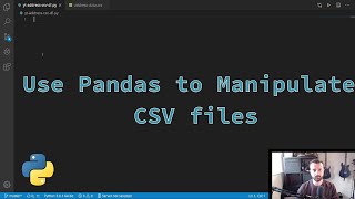 Python CSV files  with PANDAS [upl. by Amein689]