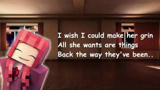 Minecraft Just Monika Doki Doki Lyrics [upl. by Jochebed55]