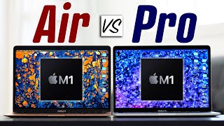 M1 MacBook Air vs M1 MacBook Pro  Full Comparison [upl. by Fillander928]