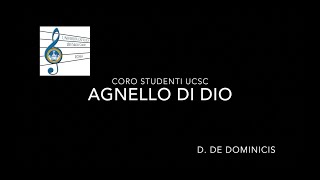 Agnello di Dio  D De Dominicis [upl. by Yemirej]