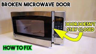 Broken Microwave Door  How To Fix [upl. by Given971]