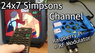 My private 24x7 cable channel Raspberry pi  RF modulator [upl. by Inaleon]