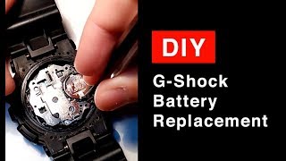 Gshock GA100 battery replacement [upl. by Mcintosh718]