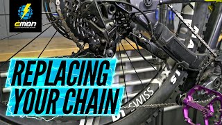 How To Replace A Chain  EMTB Maintenance Skills [upl. by Rubie785]