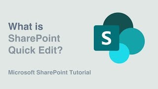 What is SharePoint Quick Edit [upl. by Enyahs]