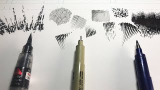 Pen and Ink Cross Hatching Exercises [upl. by Audrye]