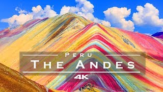 The Andes Peru 🇵🇪  by drone 4K [upl. by Ibur]