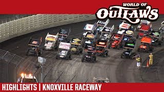 World of Outlaws Craftsman Sprint Cars Knoxville Raceway June 29 2018  HIGHLIGHTS [upl. by Faso623]