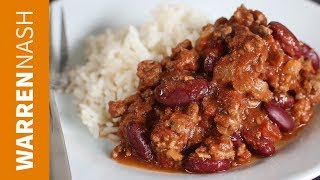 Chilli Con Carne Recipe  Easy Mexican favourite  Recipes by Warren Nash [upl. by Harland218]