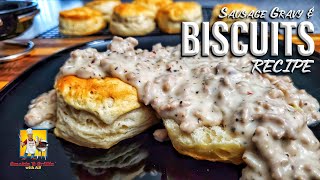 Country Style Sausage and Gravy  Biscuits and Gravy [upl. by Nehtiek]