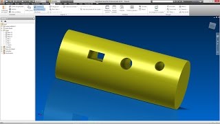 Taladrar cilindro inventor tutorial rapido [upl. by Ocicnarf]