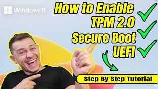 How to Enable TPM 20  Secure Boot  Convert to UEFI  Prepare for Windows 11 [upl. by Gavriella]