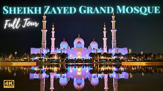 Sheikh Zayed Grand Mosque Abu Dhabi UAE Day amp Night View Worlds Beautiful Mosque 4k [upl. by Marrin532]