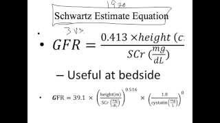 Chronic Kidney Disease  Calculate GFR and Estimate [upl. by Nnaylime]