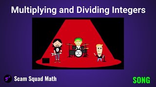 Multiplying Dividing Integers Song [upl. by Walliw]