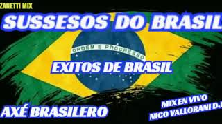 Sussesos Do Brasil Exitos de Brasil Axé Brasilero Mix En Vivo Nicolas Vallorani dj Zanetti Mix [upl. by Zwart72]