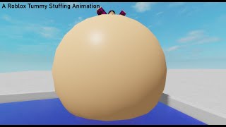 The Inflation pool Roblox tummy stuffing [upl. by Yaja]