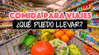 ¿Puedo viajar con comida  Alimentos permitidos para viajes [upl. by Macdougall692]