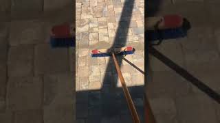 Dry Sanding Technique  For Pavers [upl. by Brighton]