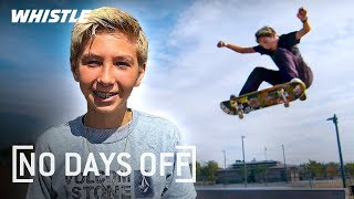 14YearOld INSANE Skateboard Prodigy  Lazer Crawford [upl. by Ijan]