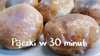 SZYBKIE PĄCZKI STARY PRZEPIS  MIESZASZ I SMAŻYSZ😊 Donuts without eggs and milk [upl. by Jae]