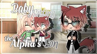 BabySitting The Alphas Son  GLMM  Gacha Life Mini Movie READ DESC [upl. by Celeski]