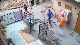 CAUGHT ON CAMERA Gang war Breaks Out Between 2 Groups In Jodhpur [upl. by Ahsiatal107]