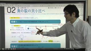 【解説授業】中1数学をひとつひとつわかりやすく。02 負の数の大小比べ [upl. by Tare]