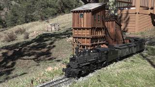 Bob Dunlaps G gauge garden railroad layout [upl. by Atahs]