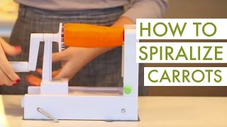 How to Spiralize Carrots [upl. by Nomed]