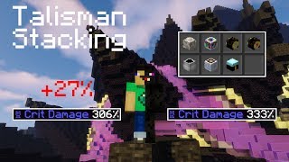 How to Stack Talismans 27 Crit Damage  Hypixel Skyblock [upl. by Irina744]