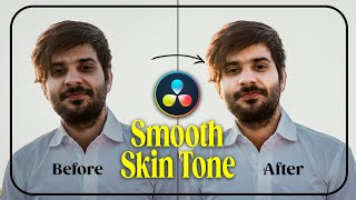 How to Smooth Skin Tones Like a PRO in DaVinci Resolve 19 [upl. by Minerva]