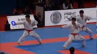 Team Kata JION by Japan National Team  21st WKF World Karate Championships [upl. by Adalia]