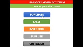 Inventory Management System  Microsoft Excel [upl. by Ardnuhsed]