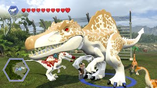 Lego Jurassic World  HYBRIDS  Free Roam GamePlay [upl. by Ardnac]