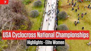 Highlights 2023 USA Cyclocross National Championships  Elite Women [upl. by Jeffers185]