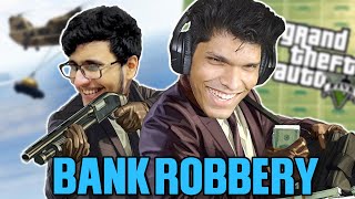 Funniest BANK ROBBERY in GTA 5 with liveinsaan [upl. by Riannon699]