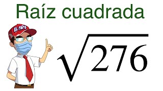 Raíz cuadrada ejercicios  Aprendo en casa [upl. by Epifano]