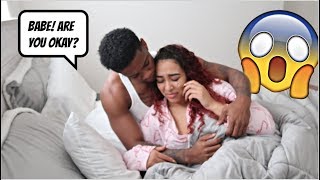 Nightmare Prank On Boyfriend CUTE REACTION [upl. by Oine973]