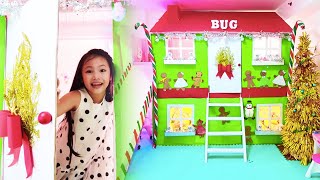 Christmas Room Makeover Challenge with Bug [upl. by Asiek]